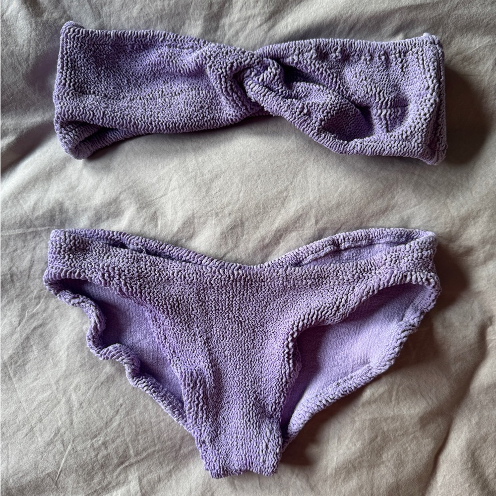 Hunza G Lavender Bikini Set